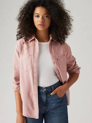 

Рубашка Теодоры в стиле вестерн Levi's, цвет Dusty Pale Mauve