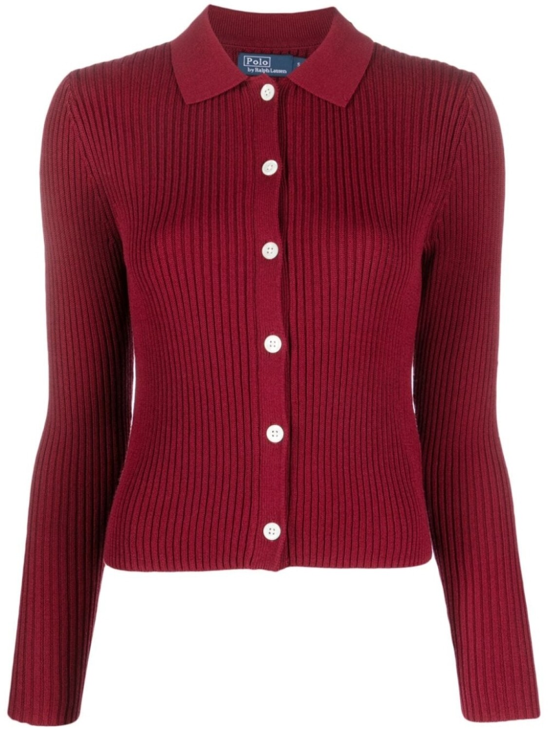 

Polo Ralph Lauren кардиган в рубчик, красный