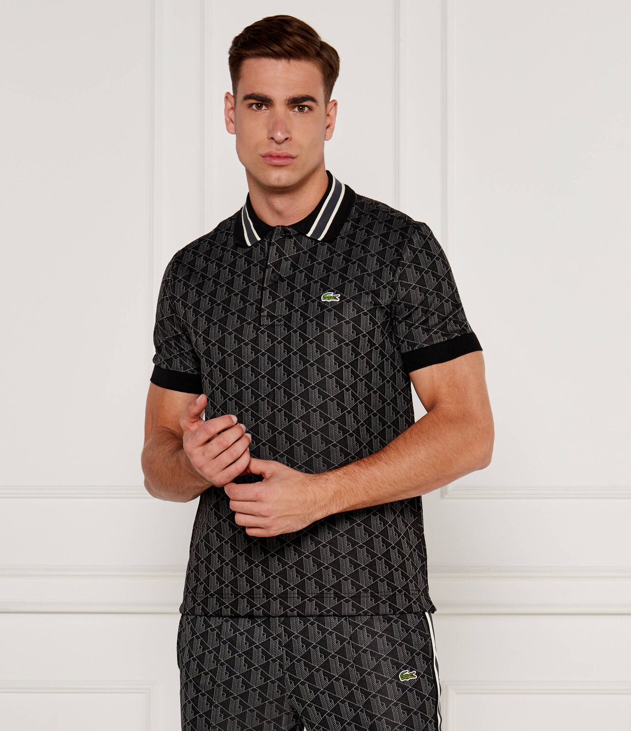 

Поло Lacoste Classic fit, черный