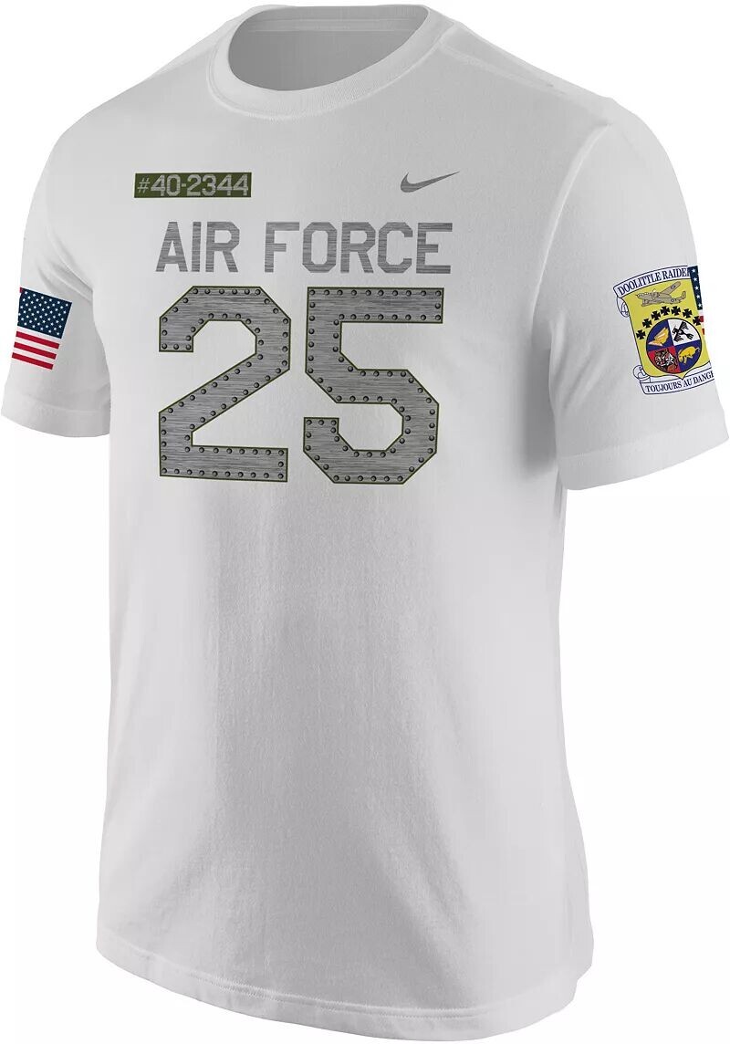 

Мужская футболка Nike Air Force Falcons White #25 Rivalry Replica