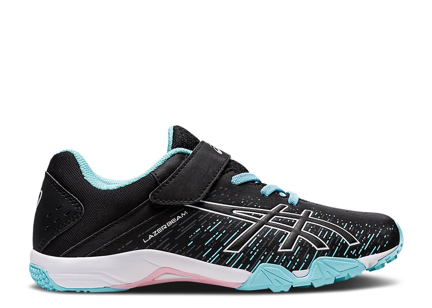 

Кроссовки ASICS Lazerbeam Sh-Mg Gs 'Black White Aqua', черный