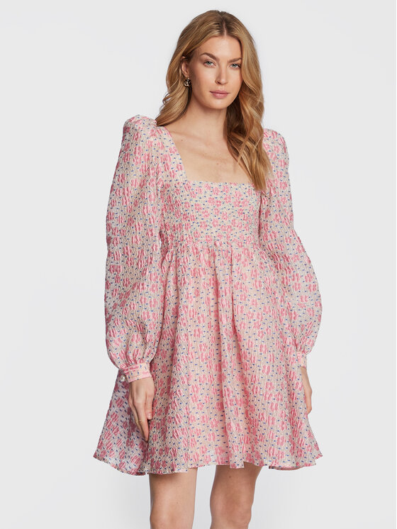 Платье на каждый день, стандартного кроя Custommade, розовый лч 61 цветочный шар электронная схема