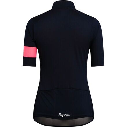 

Классический трикотаж наилегчайшего веса женский Rapha, цвет Dark Navy/High-Vis Pink