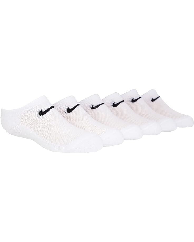 

Носки Nike Cushioned Mesh No Show Socks 6-Pack, белый