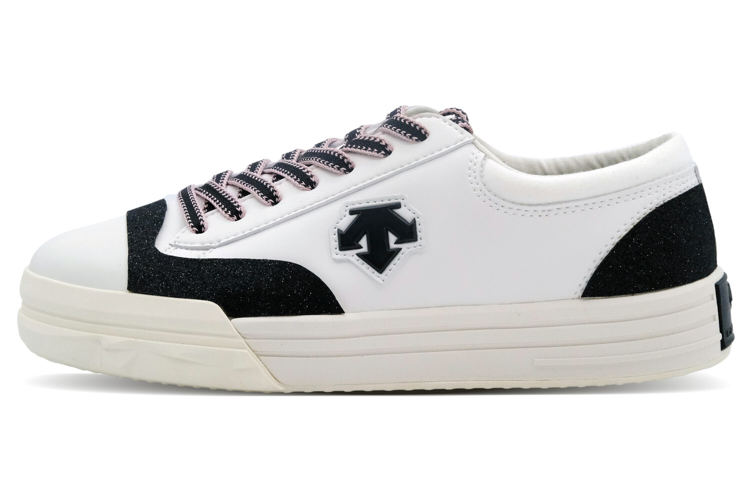 

Кроссовки DESCENTE Skateboarding Shoes Unisex Low-top Black/White, черный/белый