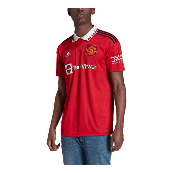 Футболка Men's adidas Manchester United Fan Edition Soccer/Football Short Sleeve Red T-Shirt, красный