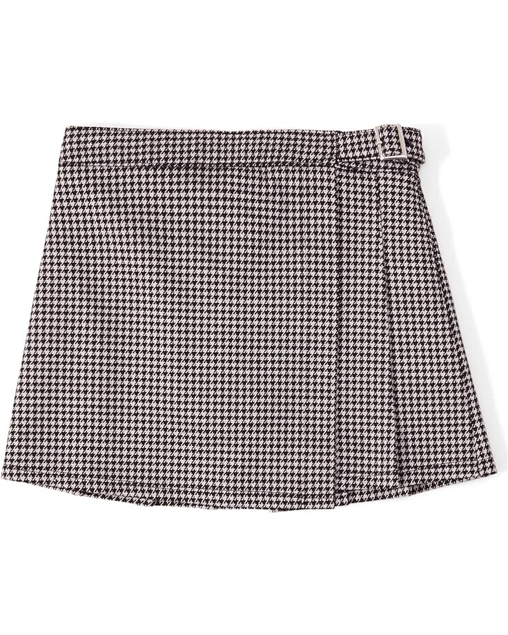 

Юбка Abercrombie Pleated Wrap Skort, цвет Black/White Plaid