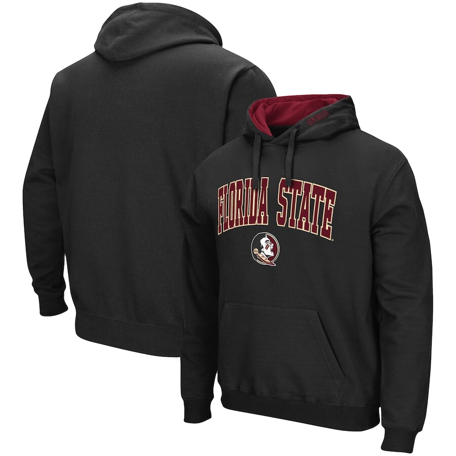 

Пуловер с капюшоном Colosseum Florida State Seminoles, черный