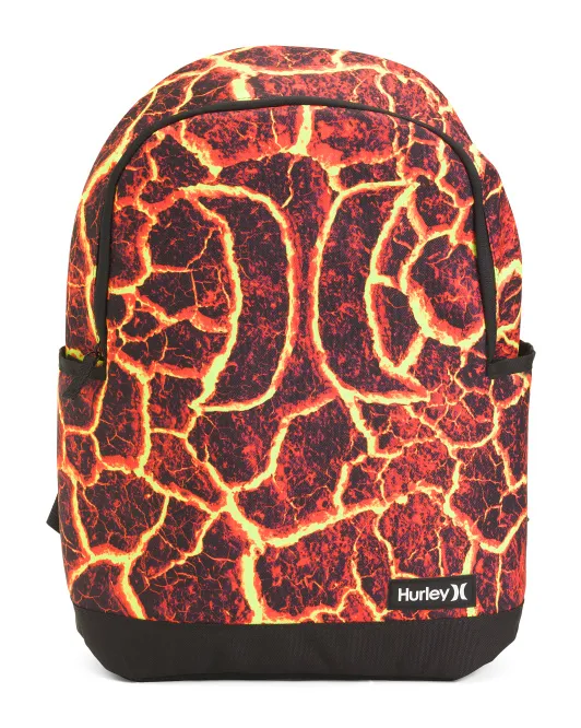 

Рюкзак с изображением лавы Hurley, красный