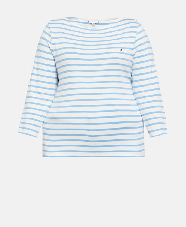 

Топ с длинными рукавами Tommy Hilfiger Curve, белый