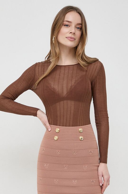 

Блузка Pinko, коричневый