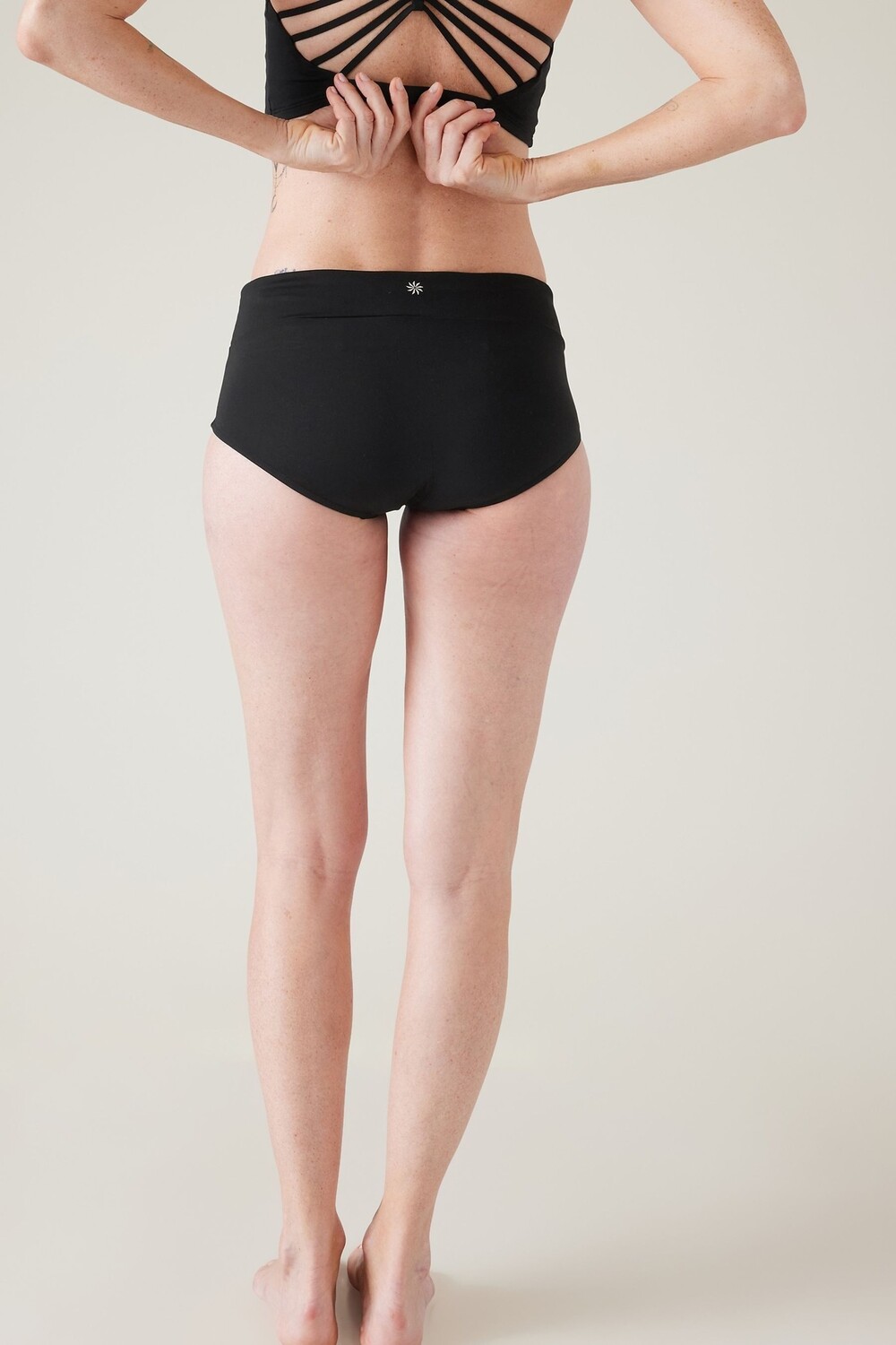

Плавки бикини Boyshort Athleta, черный