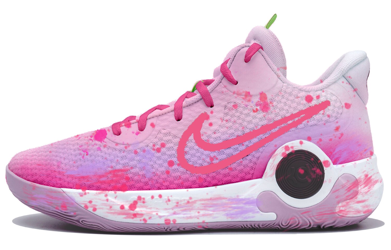 

Кроссовки Nike KD Trey 5 IX Vintage Basketball Shoes Unisex Mid-top Pink/Purple, фиолетовый