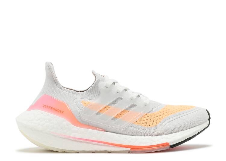 

Кроссовки Adidas WMNS ULTRABOOST 21 'WHITE ACID ORANGE', белый