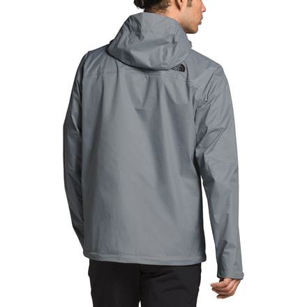 Куртка с капюшоном Venture 2 мужская The North Face, цвет Mid Grey/Mid Grey/Tnf Black