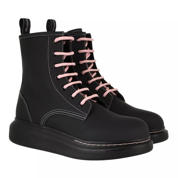 Ботинки h. boot leather Alexander Mcqueen, черный цена и фото