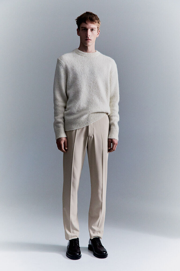 

Узкие брюки H&M, бежевый