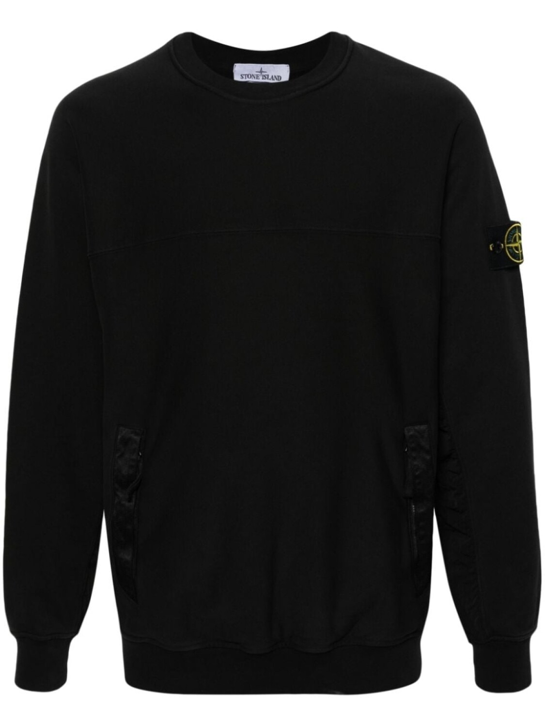 

Stone Island толстовка с нашивкой Compass, черный