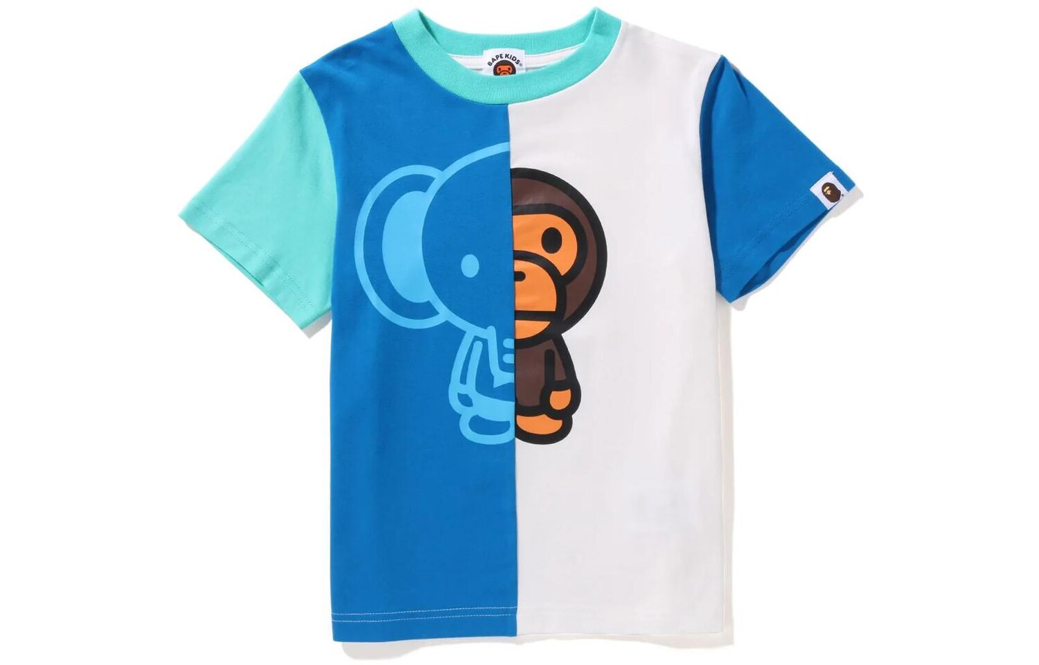 

Детская футболка A Bathing Ape, желтый