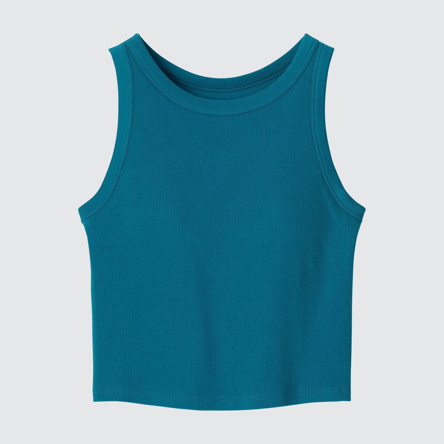 

Короткий бюстгалтер-футболка UNIQLO, синий