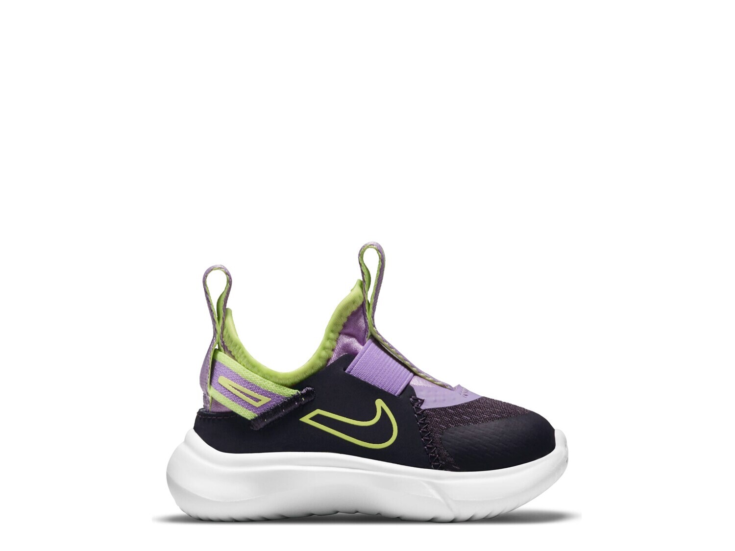 

Беговые кроссовки без шнуровки Flex Plus — детские Nike, фиолетовый