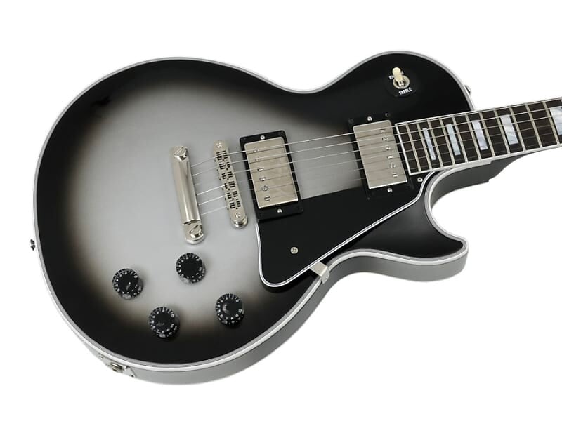 

Электрогитара Gibson Custom Shop Les Paul Custom Silverburst Ebony Fingerboard 2023