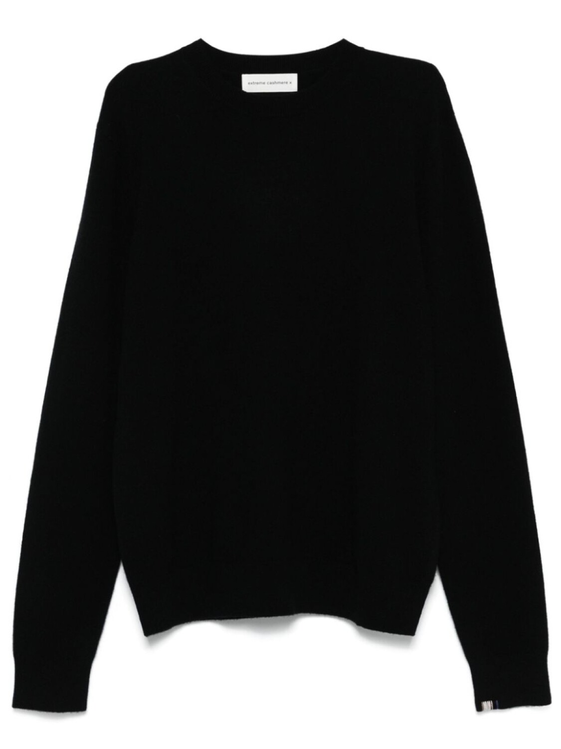 

Extreme cashmere свитер с декоративной строчкой, черный