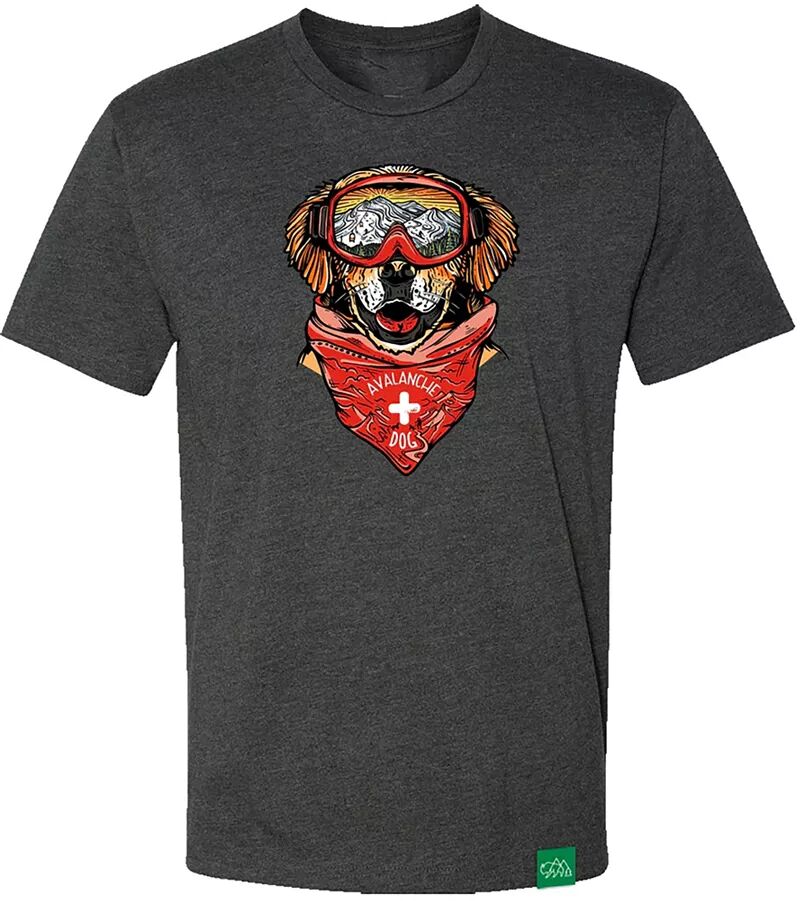 Мужская футболка с короткими рукавами и рисунком Wild Tribute Maximus the Avalanche Dog