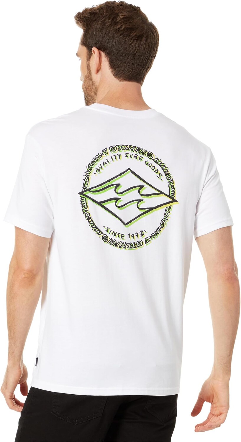 

Футболка с короткими рукавами Rotor Diamond Billabong, белый
