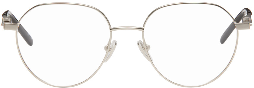 

Серебряные круглые очки Balenciaga