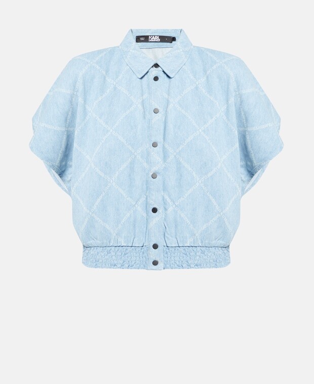 

Джинсовая блузка Karl Lagerfeld, цвет Slate Blue