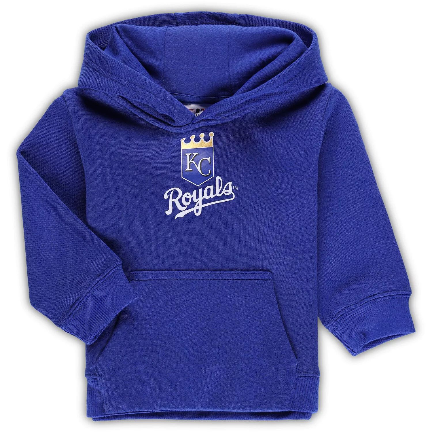 Флисовый пуловер с капюшоном для малышей Royal Kansas City Royals Team Primary Logo Outerstuff