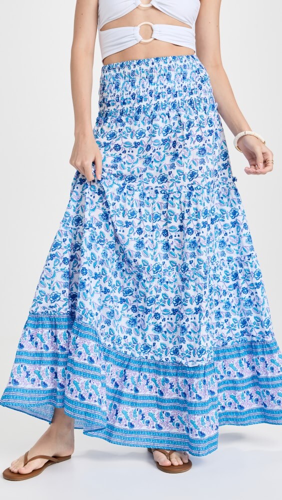 

Юбка Playa Lucila Printed Ruffle, синий