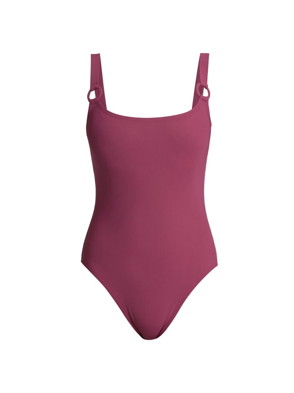 

Цельный купальник Morgan с круглыми кольцами Karla Colletto Swim, Коричневый