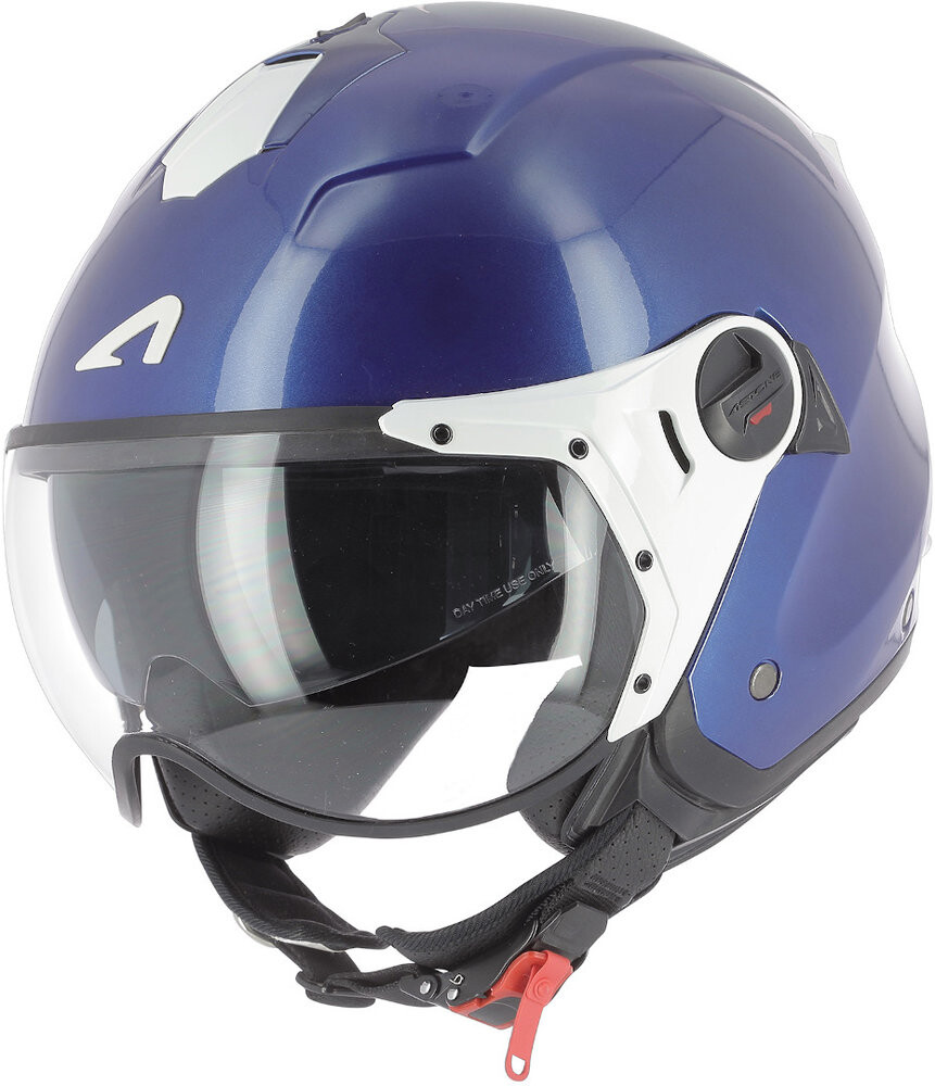 

Minijet Sport Одноцветный реактивный шлем Astone, синий/белый/металлический