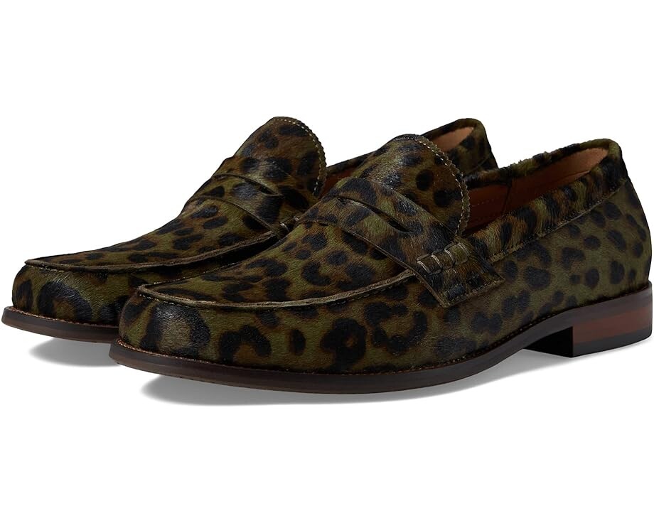 

Лоферы Steve Madden Raddix, цвет Olive/Leopard