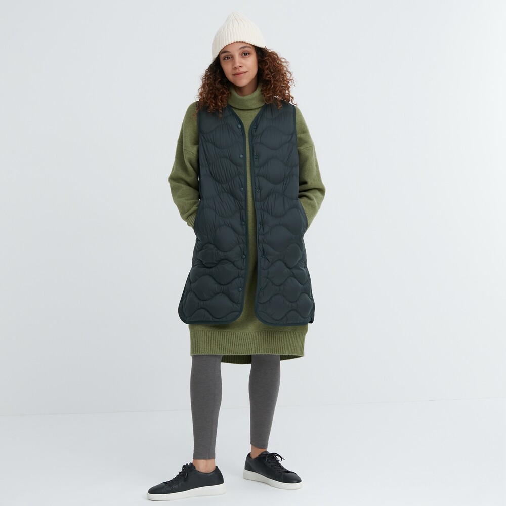 

Женская футболка Uniqlo Duo Nuan HEATTECH однотонная, серый