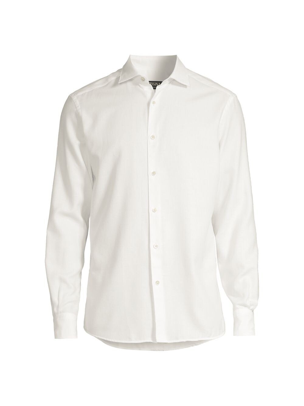 

Рубашка Cashco из хлопка и кашемира ZEGNA, белый