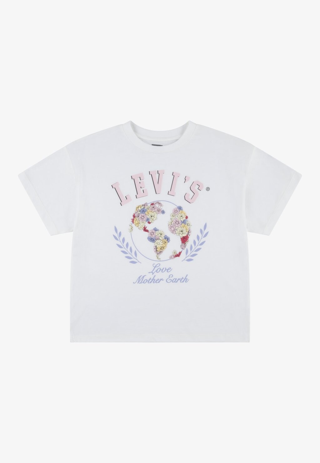 

Футболка с принтом Earth Oversized Tee Levi's, цвет sugar swizzle