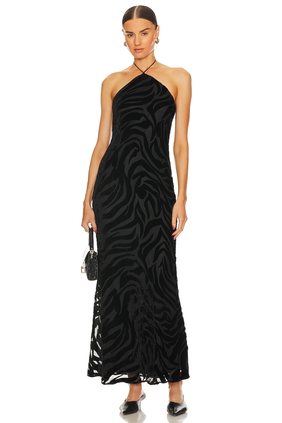 

Платье ANINE BING Leanne, цвет Black Zebra Burnout