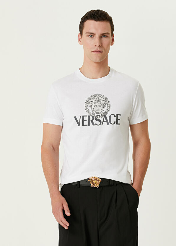 

Футболка с логотипом Versace, белый