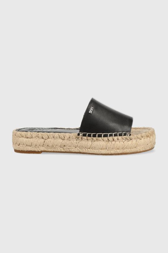

Кожаные тапочки CAMILLO DKNY, черный