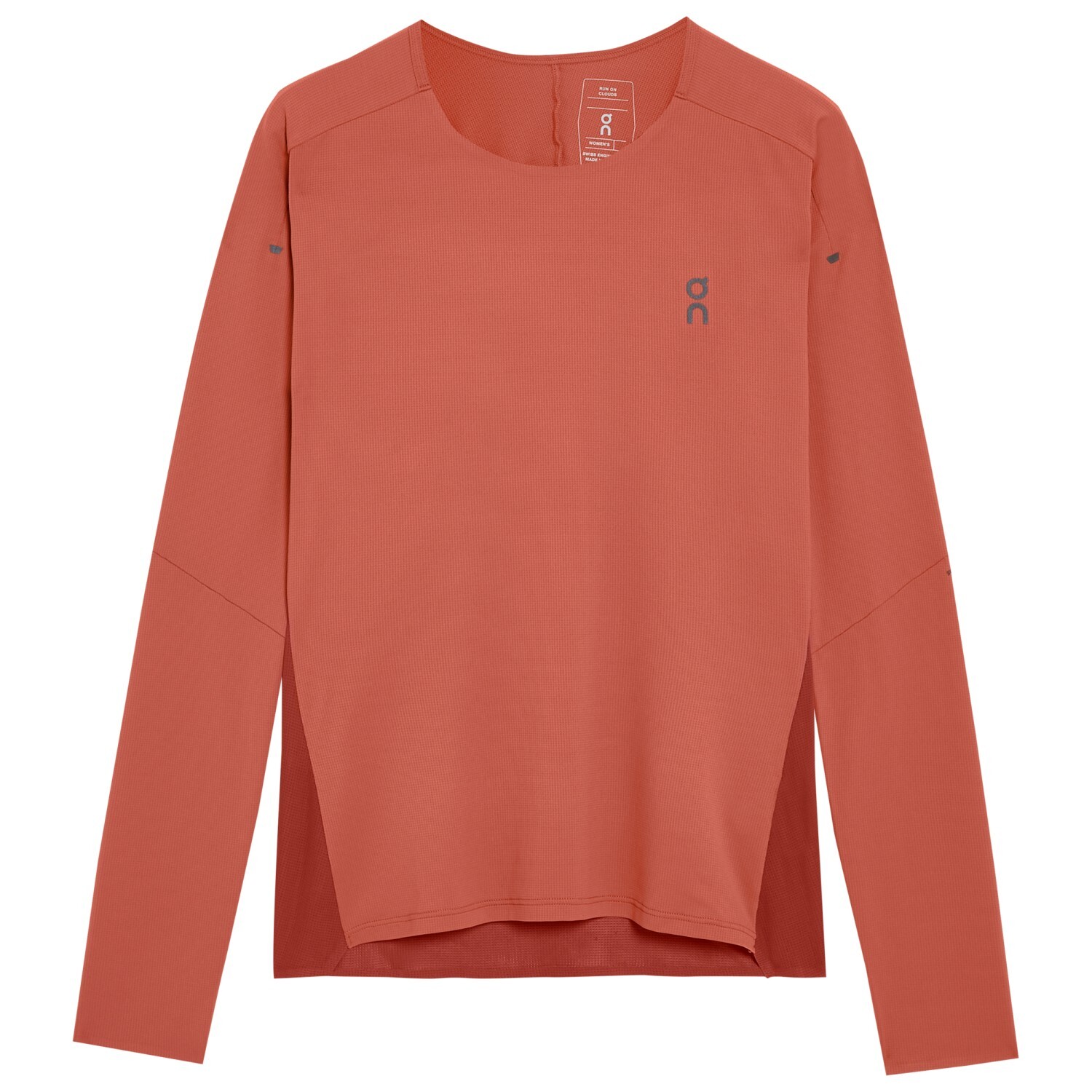 

Беговая рубашка On Women's Performance Long T, цвет Auburn/Ruby