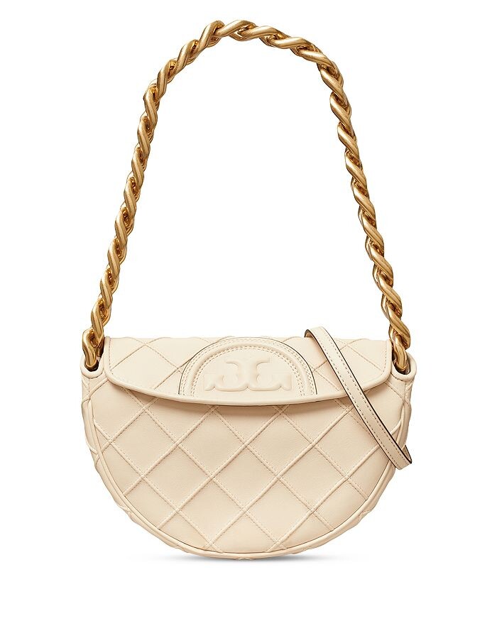 

Мини-сумка Fleming Soft Crescent Tory Burch