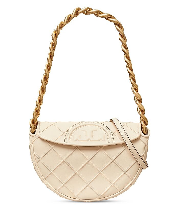 Мини-сумка Fleming Soft Crescent Tory Burch сумка тоут tory burch fleming soft metallic quilt mini chain золотой