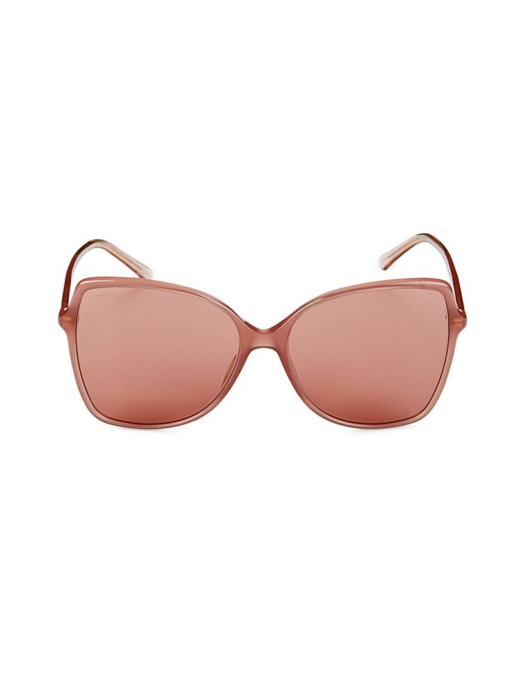 

Квадратные солнцезащитные очки 59MM Jimmy Choo, бежевый