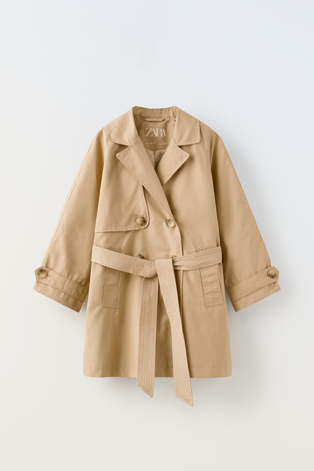 

Базовый тренч Zara, верблюд