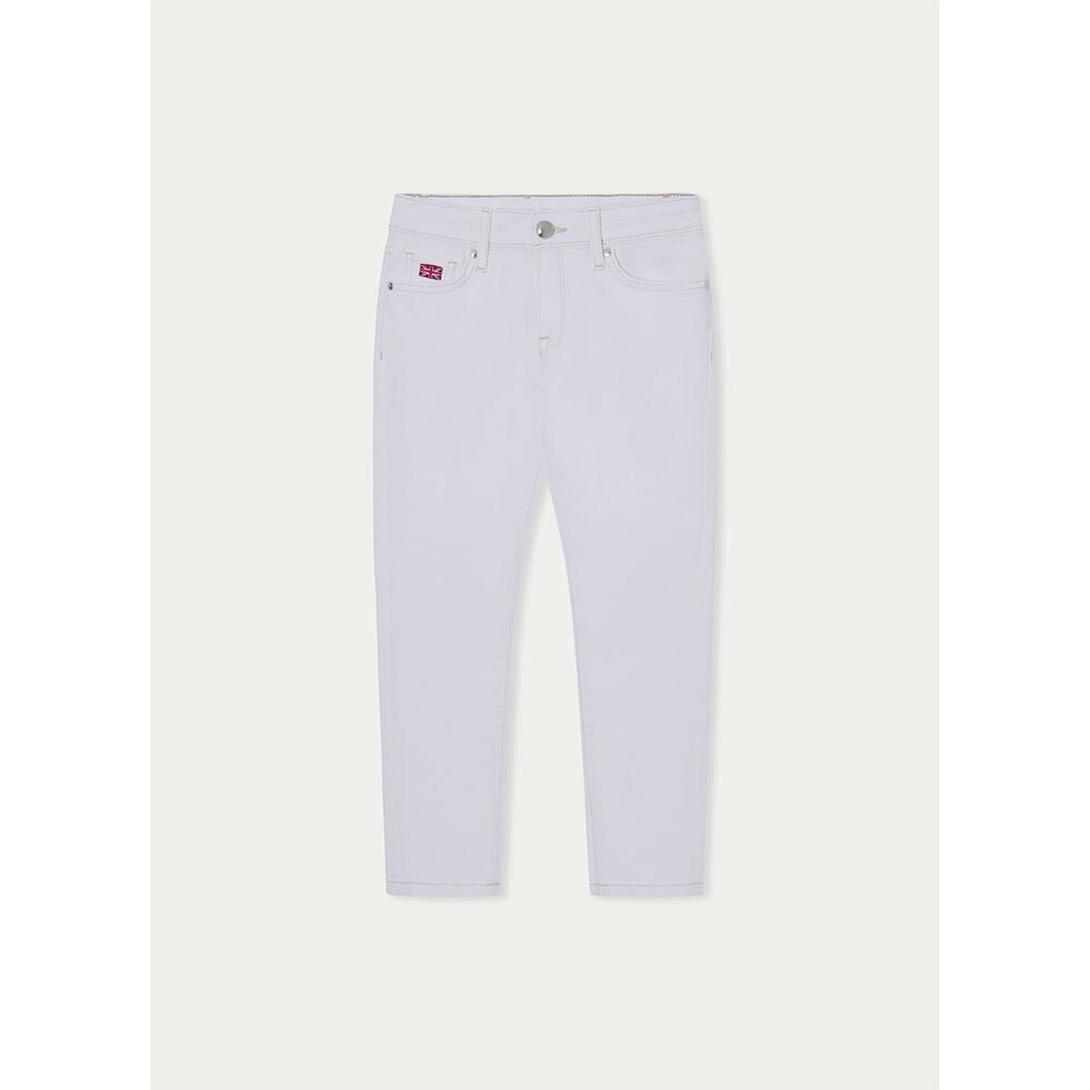 

Джинсы Hackett Slim White Kids, белый