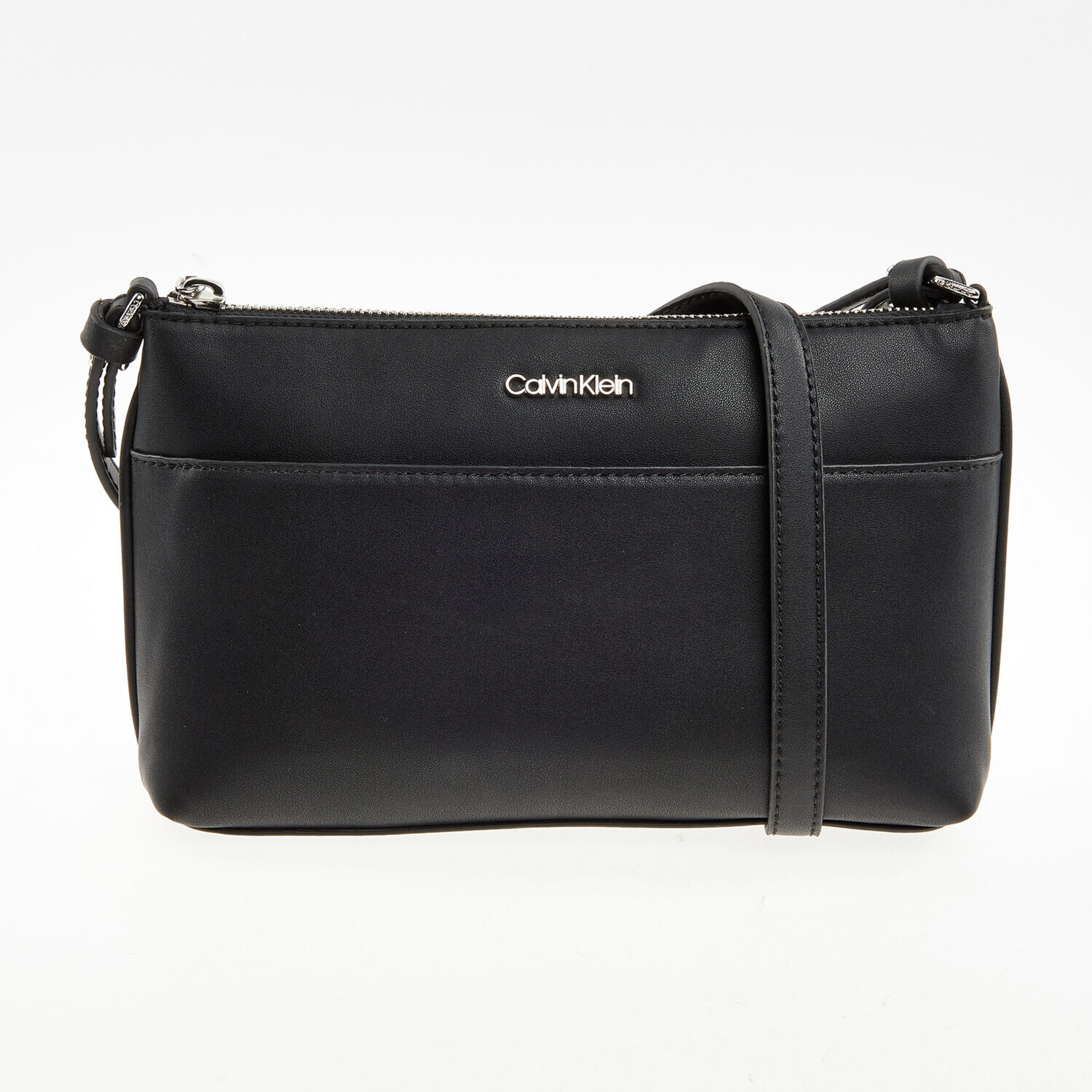 

Черная сумка через плечо с логотипом Calvin Klein