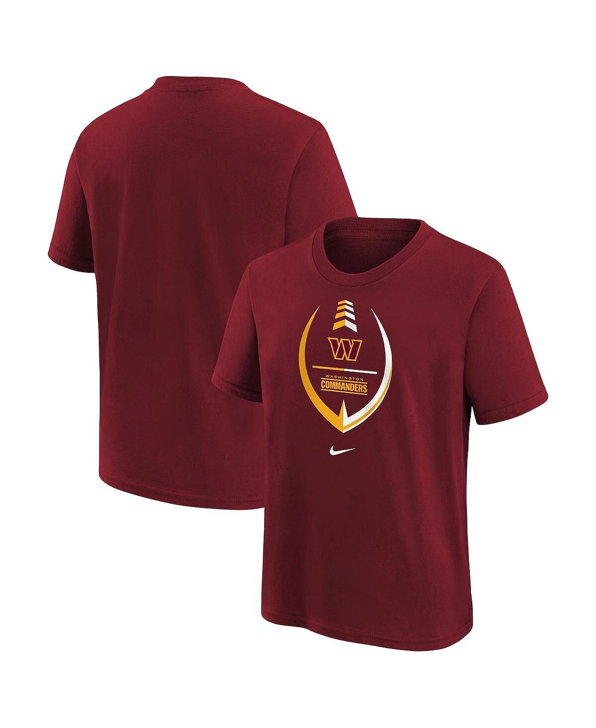 

Бордовая футбольная футболка Big Boys Washington Commanders Icon Football Nike